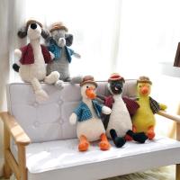 ins网红公仔加油鸭毛具儿童安抚娃娃可爱女生儿童房装饰礼物