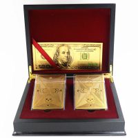 创意个性扑克 金箔土豪纯黑色扑克 德州全塑料防水骷髅头|骷髅头彩色双副木盒两副