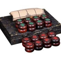 中国象棋实木象棋成人红花梨小叶紫檀酸枝黑檀鸡翅木楠木红木送礼|酸枝木5.8CM无盒装