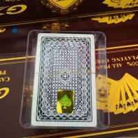 塑料扑克可水洗双面磨砂宽版窄版pvc德州塑料扑克|939黑色窄版