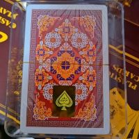 塑料扑克可水洗双面磨砂宽版窄版pvc德州塑料扑克|955红色窄版