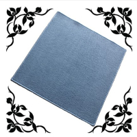 麻将桌布台布麻将布打麻将垫手搓棋垫家用麻将毯桌布垫棋室|浅蓝色 78*78cm