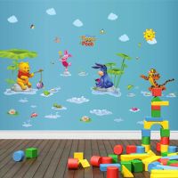 卡通可爱海洋鱼防水浴室墙贴纸幼儿园儿童房装饰贴画|维尼