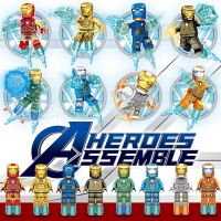 兼容漫威超级英雄复联钢铁侠拼装积木人仔蜘蛛侠玩具