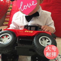 超大号加厚版音乐灯光儿童玩具车小孩惯性车男童吉普车模型小汽车