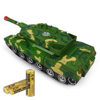 儿童变形坦克玩具电动万向行驶音乐加灯光充电坦克玩具网红同款|变形坦克送一次性电池