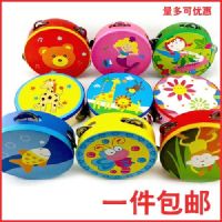 幼儿园儿童舞蹈铃鼓打击乐器手拍鼓手摇铃鼓大小手铃鼓表演手鼓