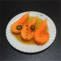 仿真食物冰箱贴磁性贴饰软胶创意立体pvc菜盘卡通可爱|三只大虾