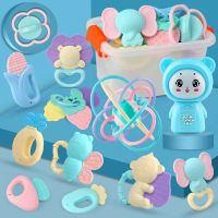 可水煮牙咬新生婴幼儿宝宝手摇铃磨牙棒玩具