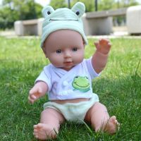 会说话的娃娃仿真婴儿宝宝智能洋娃娃玩具女孩可爱公主儿童布娃娃|30CM绿青蛙 彩盒[动眼30厘米]25声+7配件
