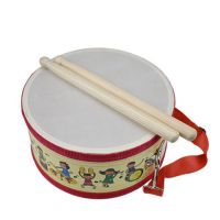 幼儿乐器儿童手提鼓非洲鼓战鼓韩国地鼓幼儿早教教具邦戈鼓|小孩战鼓8寸(20cm)