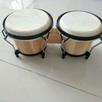 幼儿乐器儿童手提鼓非洲鼓战鼓韩国地鼓幼儿早教教具邦戈鼓|原木色邦戈鼓一个