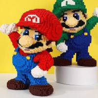 小颗粒积木拼装卡通兼容拼插玩具儿童减压男女孩子礼物