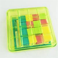 数独九宫格四宫格儿童玩具小学生桌面游戏4*4正方体教学教具|G2001数独绿色