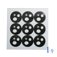 1份120张棉花糖贴纸卡通 圆梦花式棉花糖眼睛嘴巴贴纸非食用|1号120张