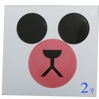 1份120张棉花糖贴纸卡通 圆梦花式棉花糖眼睛嘴巴贴纸非食用|2号120张