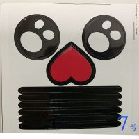 1份120张棉花糖贴纸卡通 圆梦花式棉花糖眼睛嘴巴贴纸非食用|7号120张