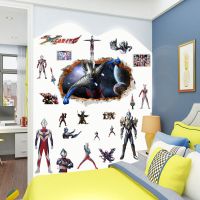壁纸自粘贴纸装饰品卧室墙上新款奥特曼3d立体墙贴画卡通墙纸贴画|超大系列+赛罗
