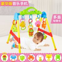 婴儿健身架初生婴儿玩具儿童早教音乐健身器宝宝游戏玩具0-1岁|豪华音乐版