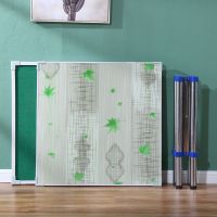 家用麻将桌折叠桌棋桌桌子餐桌多功能雀台宿舍桌便携简易麻将桌|80方PVC边枫叶面+不锈钢腿