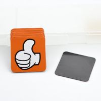 黑板磁贴教具卡通可爱磁力冰箱软磁贴大拇指磁性贴磁铁白板奖励贴|5cm大号大拇指磁贴/橙色20片