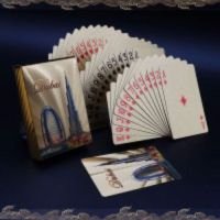 土豪金金箔创意扑克黄金色扑克 创意收藏防水黄金色金箔扑克|迪拜(上新特惠)