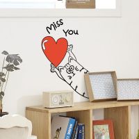 卡通熊ins少女心小饰品墙纸自粘房间布置墙贴纸宿舍装扮墙面贴画|miss