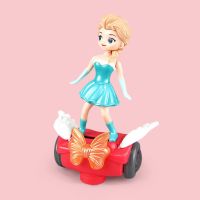 中秋节炫舞公主灯笼灯光音乐旋转跳舞电动万向冰雪公主儿童玩具|158A爱莎公主[充电版] 电动灯光音乐旋转娃娃