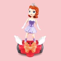 中秋节炫舞公主灯笼灯光音乐旋转跳舞电动万向冰雪公主儿童玩具|158索菲亚公主[充电版] 电动灯光音乐旋转娃娃