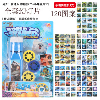 儿童手电筒动物图案投影灯小孩玩具男女孩龙早教发光不伤眼投影仪