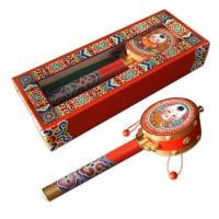 拨浪鼓婴儿老式中国风传统玩具儿童摇摇鼓手摇鼓经典怀旧童年复古