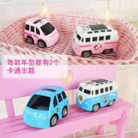 kitty凯蒂猫新品儿童女宝宝玩具小汽车模型卡通回力车套装礼盒1-