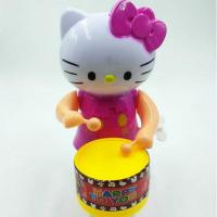 发条小玩具海草猪打鼓儿童玩具男女孩喜洋洋KT猫 狗打鼓0-3岁批发