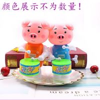 发条小玩具海草猪打鼓儿童玩具男女孩喜洋洋KT猫 狗打鼓0-3岁批发