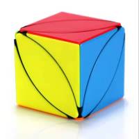 泛新枫叶魔方实色三色叶子魔方三叶草初学幼儿园培训益智玩具