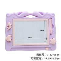 儿童彩色黑白磁性画画板涂鸦板磁力双面,单面写字板小孩宝宝玩具