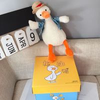 毛绒玩具公仔加油鸭抖音沙雕复读鸭圣诞节会说话生日礼物抱枕玩