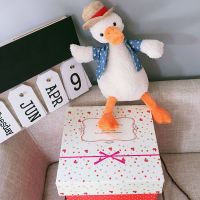 毛绒玩具公仔加油鸭抖音沙雕复读鸭圣诞节会说话生日礼物抱枕玩