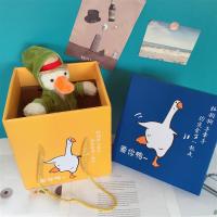 毛绒玩具公仔加油鸭抖音沙雕复读鸭圣诞节会说话生日礼物抱枕玩