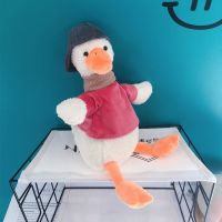 毛绒玩具公仔加油鸭抖音沙雕复读鸭圣诞节会说话生日礼物抱枕玩