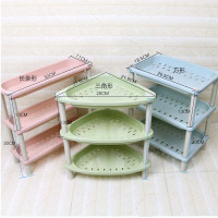 简约现活日用家居百货迷你卫生间三角架层浴室置物架落地收纳架厨房储物桌面小型 精选特买