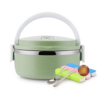 饭盒便当盒1人双层学生2带盖保温便携成人外带餐盒简约现活日用家居百货 精选特买