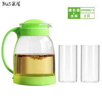 家用凉水壶玻璃耐热高温防爆大容量水瓶凉白开水杯茶壶套装冷水壶 精选特买