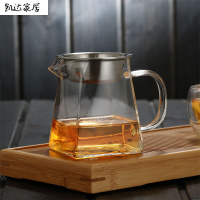 耐热公道杯耐高温玻璃公道杯优质耐热玻璃功夫茶具公杯茶海分茶器 精选特买