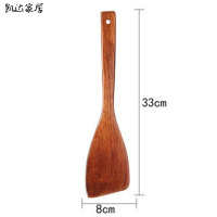 耐高温长柄木铲子炒菜锅铲实木家用不粘锅饭铲汤勺木勺子套装厨具 锅铲+汤勺 精选特买
