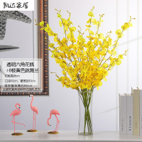 跳舞兰仿真花套装欧式假花干花束家居客厅餐桌电视柜装饰花艺摆件 精选特买