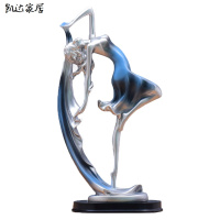 [单个装款式随机]欧式客厅家居装饰品创意电视柜酒柜抽象工艺品摆件塑艺术品生活日用家居饰品扭曲塑品 精选特买