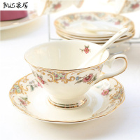骨瓷咖啡杯套装欧式下午茶茶具创意陶瓷简约家用红茶杯多款多色多功能家用水具水杯生活日用家居器皿 精选特买