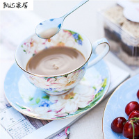 骨瓷咖啡杯套装欧式下午茶茶具创意陶瓷简约家用红茶杯多款多色多功能家用水具水杯生活日用家居器皿 精选特买