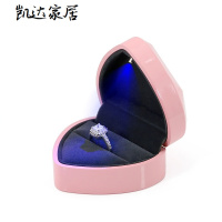 创意表白求婚戒指盒高档婚礼结婚钻戒盒心形首饰包装盒耳环项链盒 精选特买